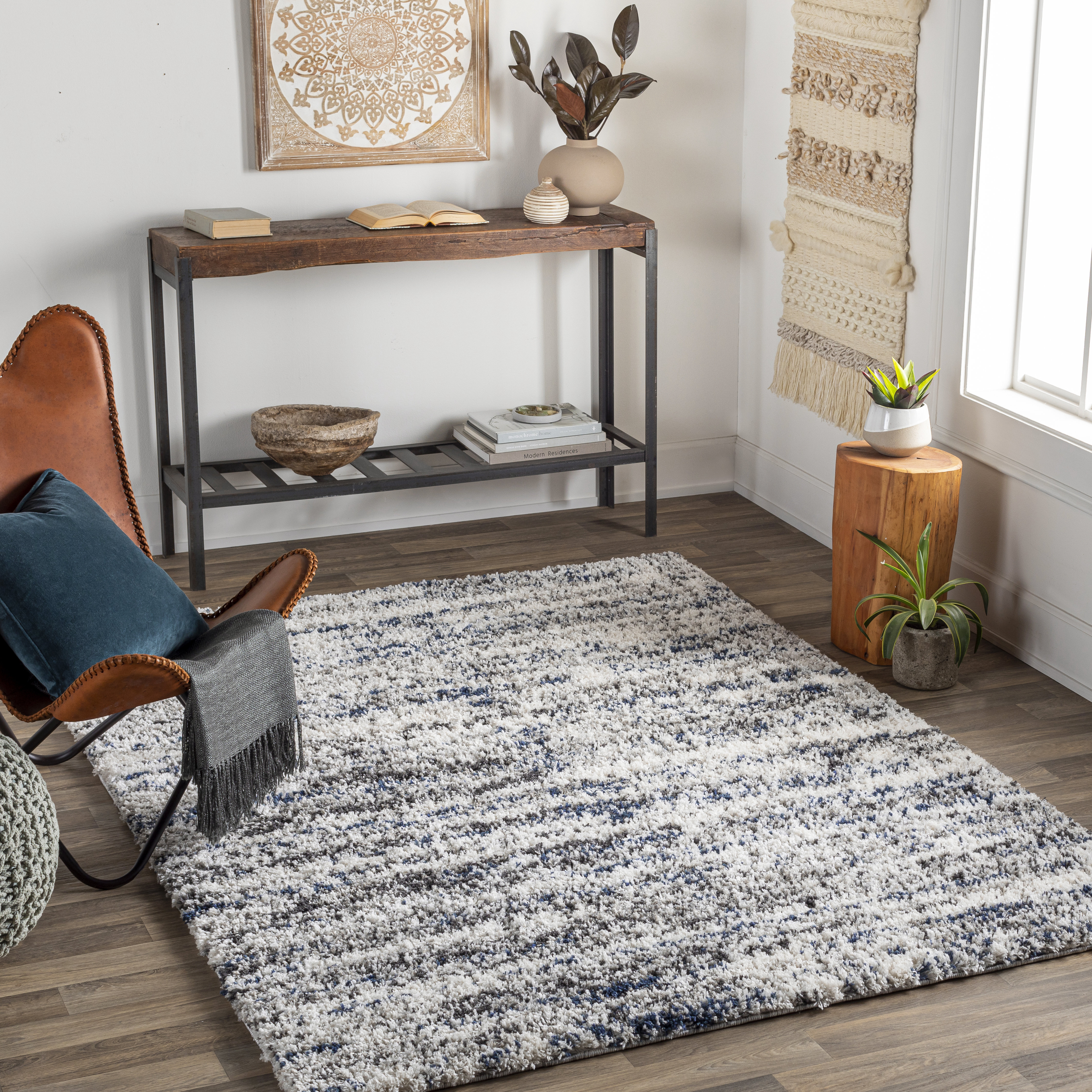 Grey Rug Modern Flooring Living Room Large Gray Area Carpets for Interior  Decor - Warmly Home