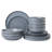 Slate 16 Piece Stoneware Dinnerware Set - Service For 4-144180288