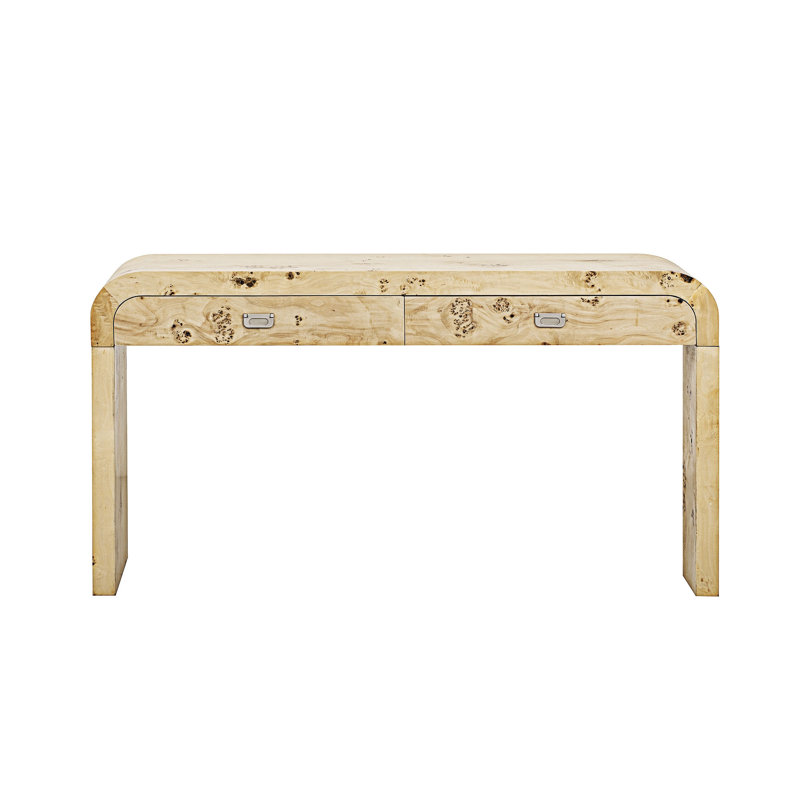 Console en bois avec grands tiroirs