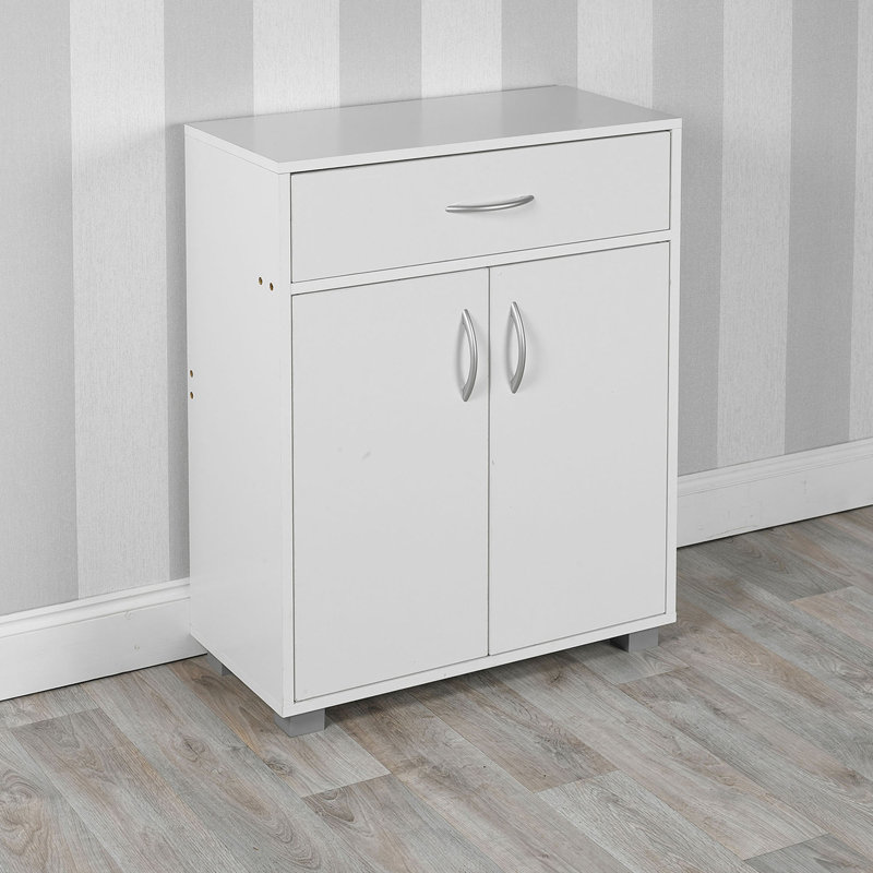 Tarleton 152.4 cm W Chest of Drawers, White