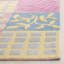 Tapis jaune / rose / bleu / gris / vert Claro-21773844