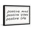 Positivity - Single Picture Frame Painting-524648702