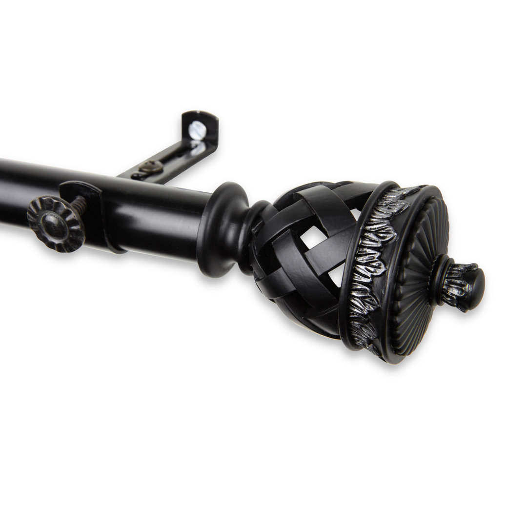 Kindle Adjustable Single Curtain Rod Winston Porter 