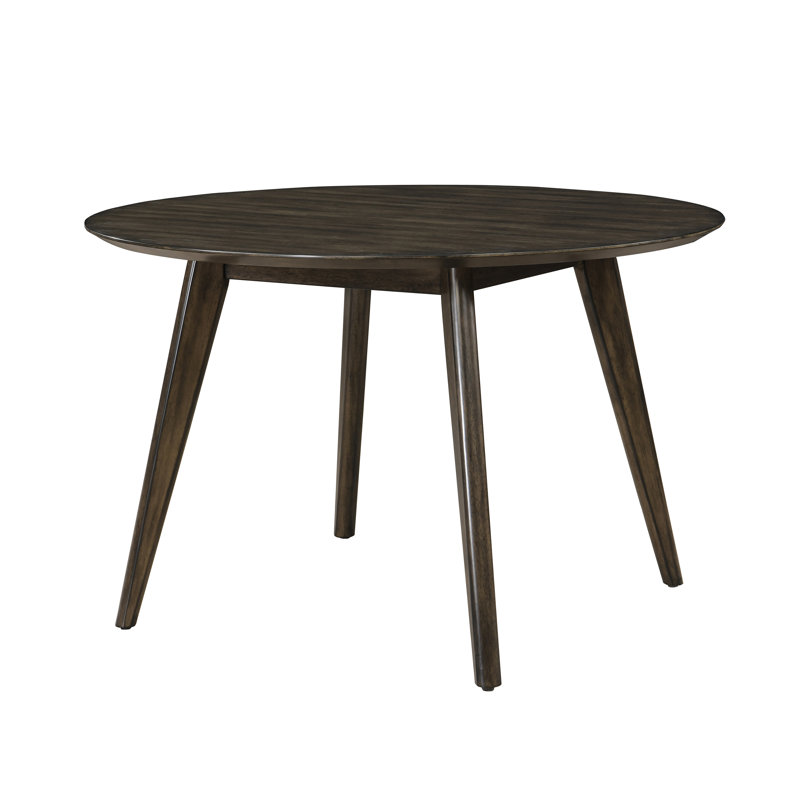 Tennyson 48" Round Wood Dining Tables, Walnut