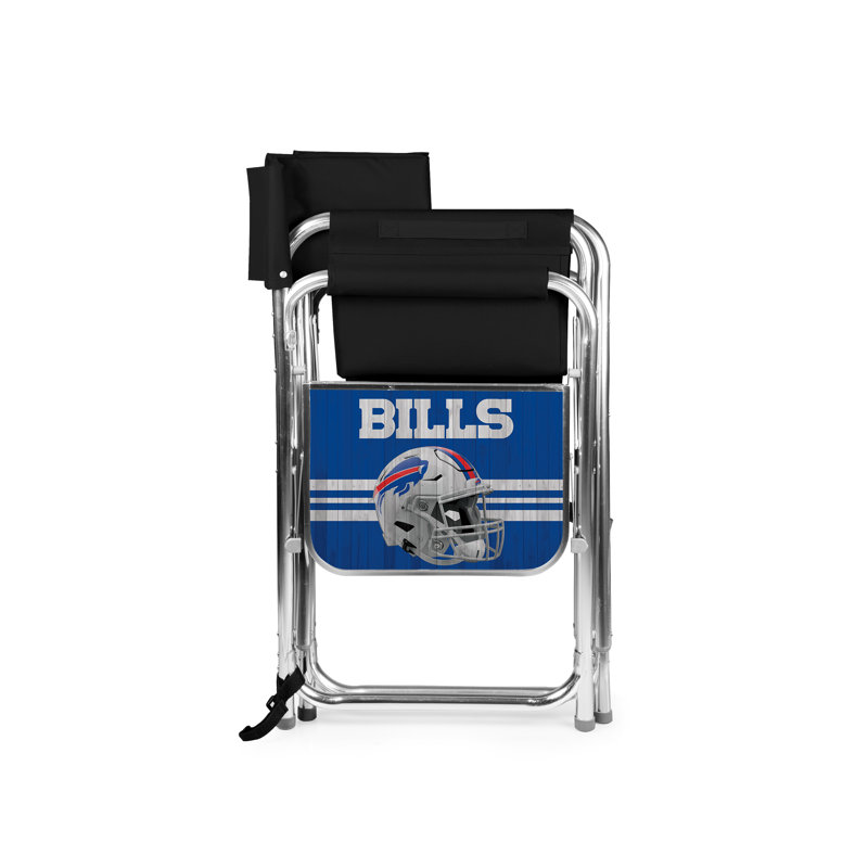 Folding Director Chair, Buffalo Bills, Black