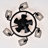 25.8''  Industrial Ceiling Fan With Remote Control