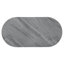 Table basse grise et brillante grise