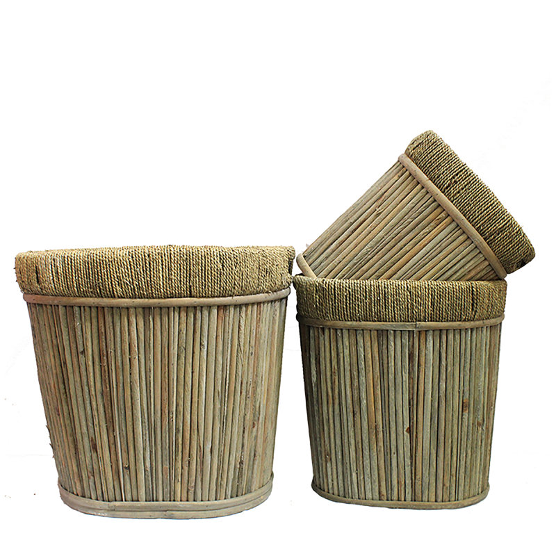 Ensemble de pots à fleurs en bois 3 pièces Alegria