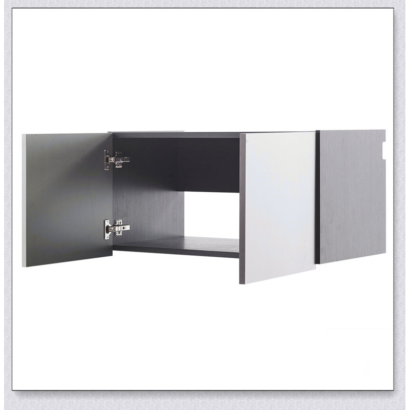 Armoire de garage murale en bois gris Nova