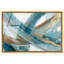 «Gold Accents III», impression sur toile encadrée bleue et dorée par Art Remedy, cadre doré, 24 x 16-1492682954-1493165758