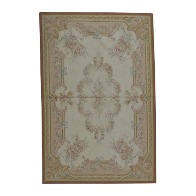 Aubusson Renaissance Wool Oriental Area Rug