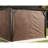 Sojag Brown Curtains for Dakota Gazebo, Poly-22320972