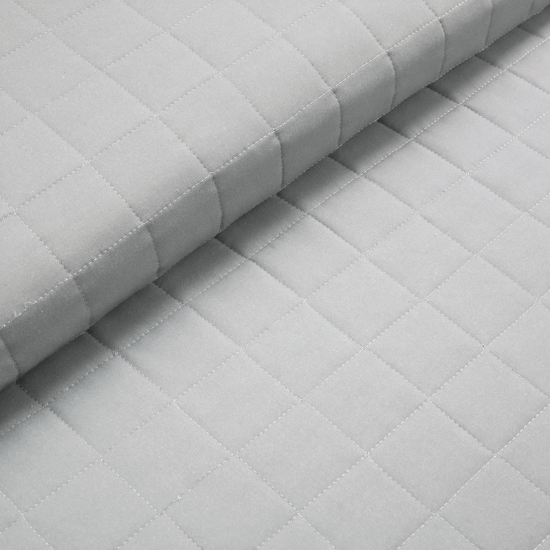 Farmhouse Box Stitch And Stripe Oversized Reversible, Full Quilt + 2 Standard Shams