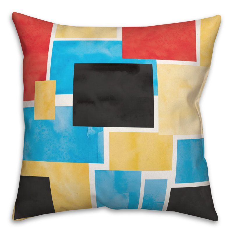 Abstract Throw Pillow