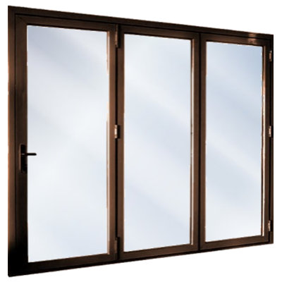 Portes de patio pliantes en aluminium