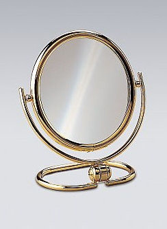 Miroir de maquillage cylindrique, Or