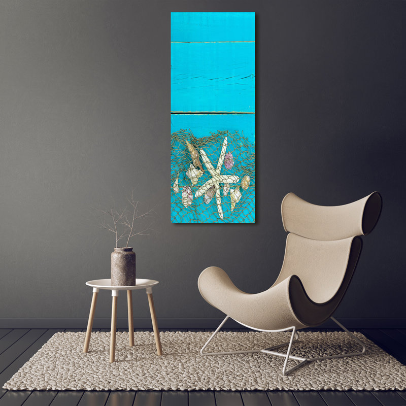Shells And Starfish - Wrapped Canvas Print