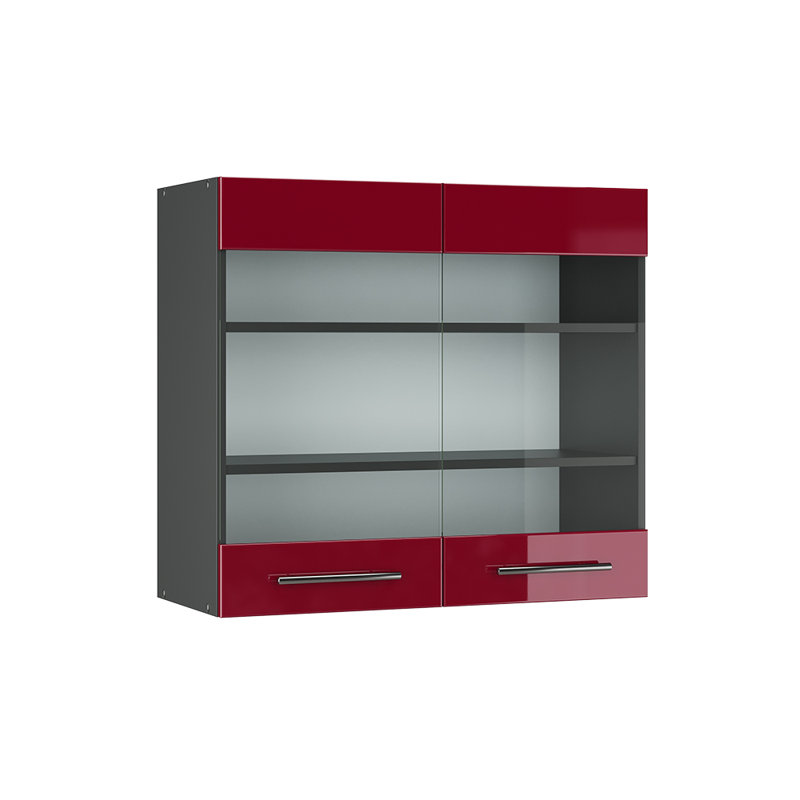 Kamouri Fame 228 + front white HGL, Red/Dark Grey