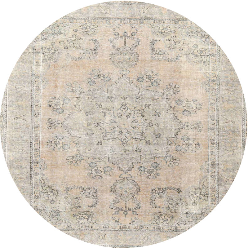 Oriental Indoor Rug, Round 8'