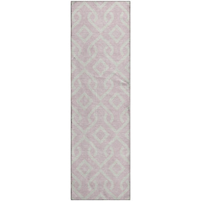 Premium Machine Washable Cerrito Pink Rug