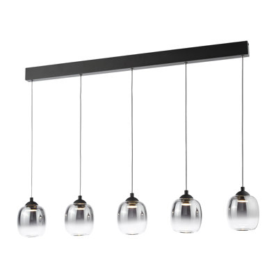 5 - Light Matt Black LED Pendant