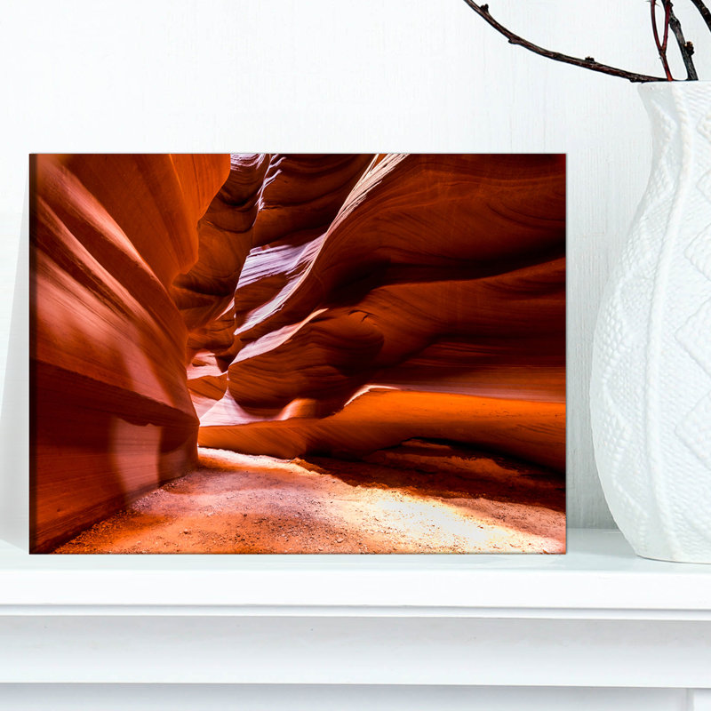 « souffle antilope canyon », impression sur toile tendue, H 8 po x l 12 po x P 1 po
