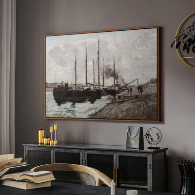 Impression nautique rétro sur toile CXCVII