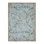 Tapis 8 x 10 pour le salon, tapis floral rétro, tapis lavable antidérapant et à poils courts pour le salon, la chambre à coucher, la salle à manger, vert