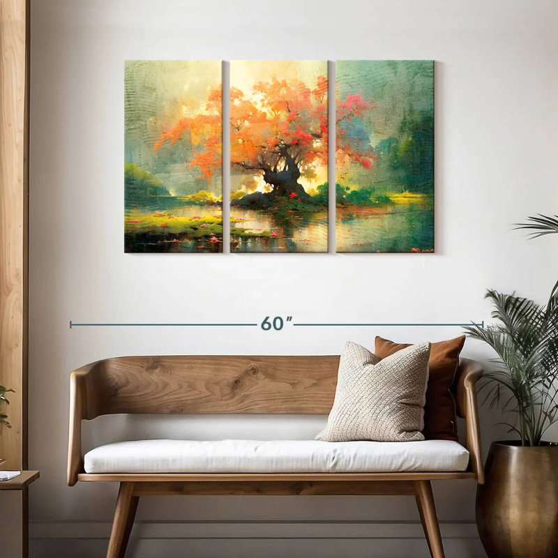 Harnek Enchanted Spring Tree, 28" H x 45" W