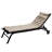 Khaki 2Pcs Chaise Lounge Seat Cushion For Indoor And Outdoor, Cover With Breathability, High Resilience Sponge, Button Closure Storage Khaki, 2Pcs, Cushion, Outdoor Use, Breathable Cover, Adjustable