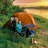 27.75 in. L Circular Folding Table Picnic Table