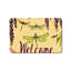 Tapis de sol jaune 24 po x 36 po Wisteria
