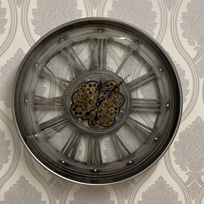 Parham Metal Wall Clock