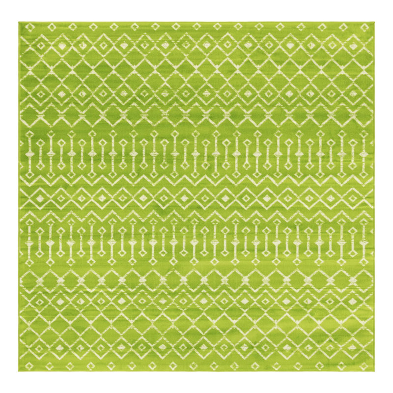 Mastandrea Geometric Indoor Rug, Square 7'10"