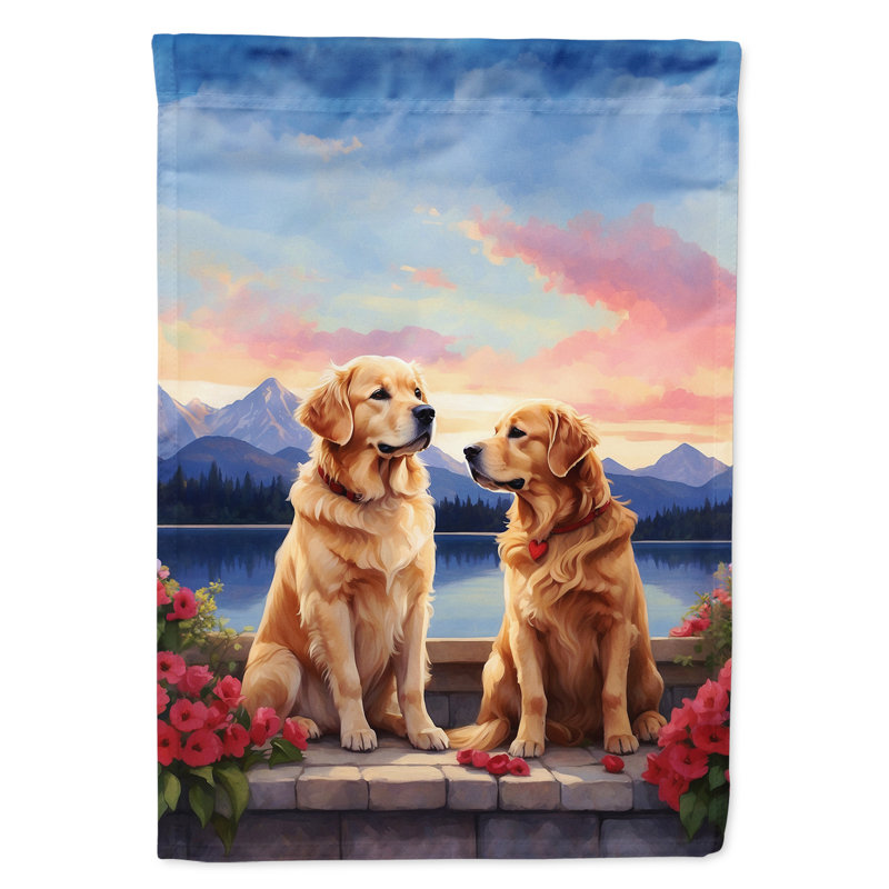 Double Sided 40'' H x 28'' W Polyester Valentine's Day House Flag