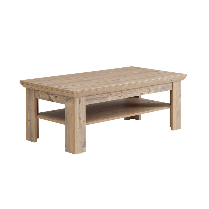 Taumsauk Four Leg Coffee Table with Storage
