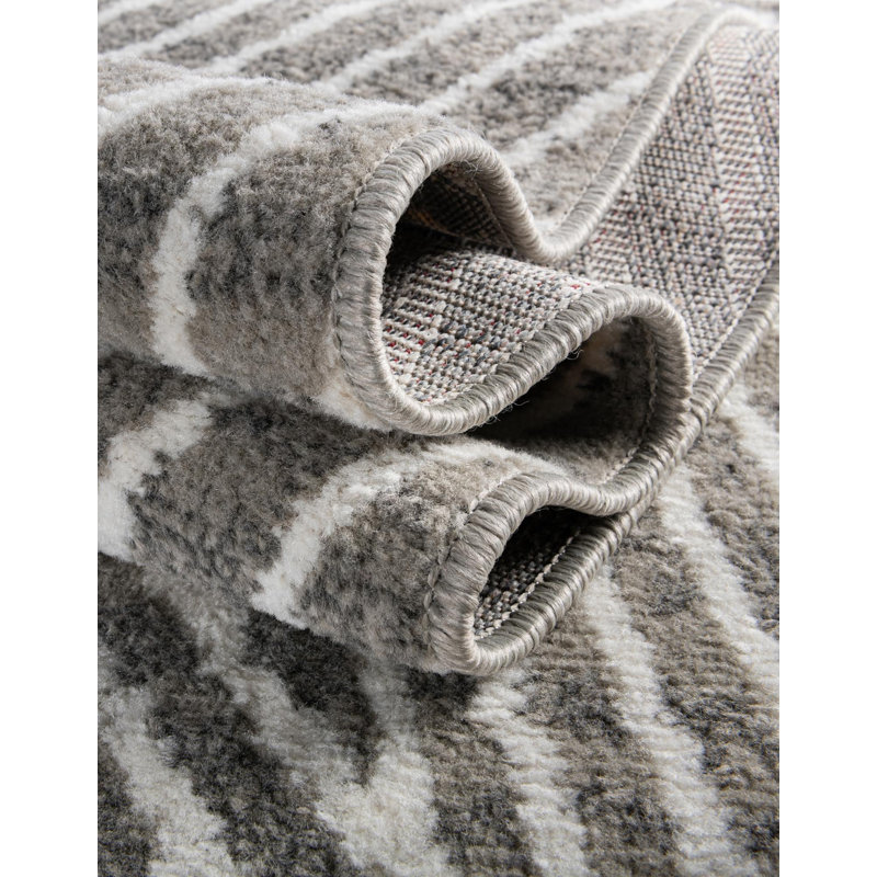 Tapis Latitude Run® Orkla Nikolis gris, Rectangle 3'3" x 5'3"