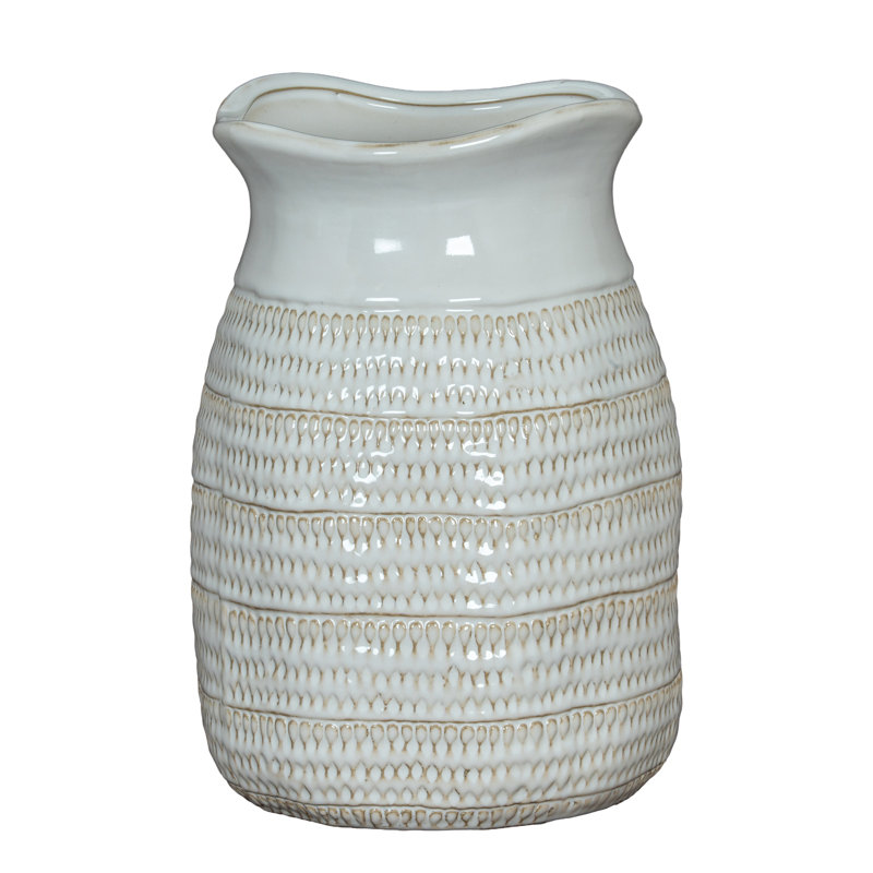 Catheline Handmade Ceramic Table Vase, 22cm H x 16cm W x 16cm D