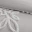 Édredon - Chenille de coton gris / blanc chaud / double lavable à la machine Shabby Chic-117409989-117409990