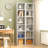 Imron Narrow Bookcase, Tall Corner Bookshelf for Bedroom, Living Room, Study-592389943-553525077