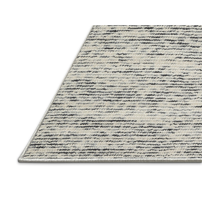 Tapis gris zone contemporaine, Rectangle 7 pi x 9 pi