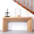 62" Modern  Console Table – Solid-Look Engineered Wood Entryway Table