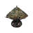16.5" High Dragonfly Cut Agata Table Lamp