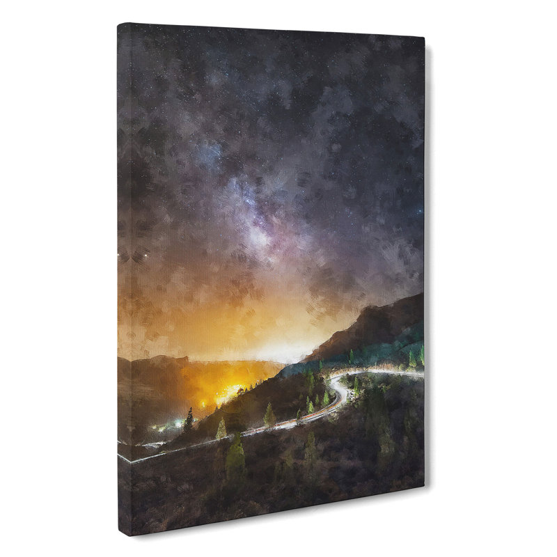 Stars Over Gran Canaria In Spain - Wrapped Canvas Print, 60cm H x 40cm W x 3cm D