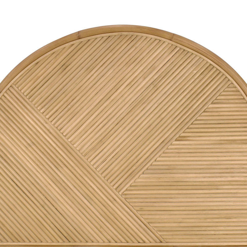 Rattan Ribbed Headboard, Twin
