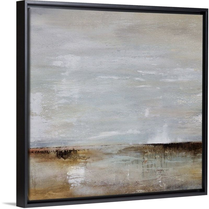 «Take Time» par Karen Hale, reproduction sur toile, H 18 po x l 18 po x P 1,75 po, Cadre noir
