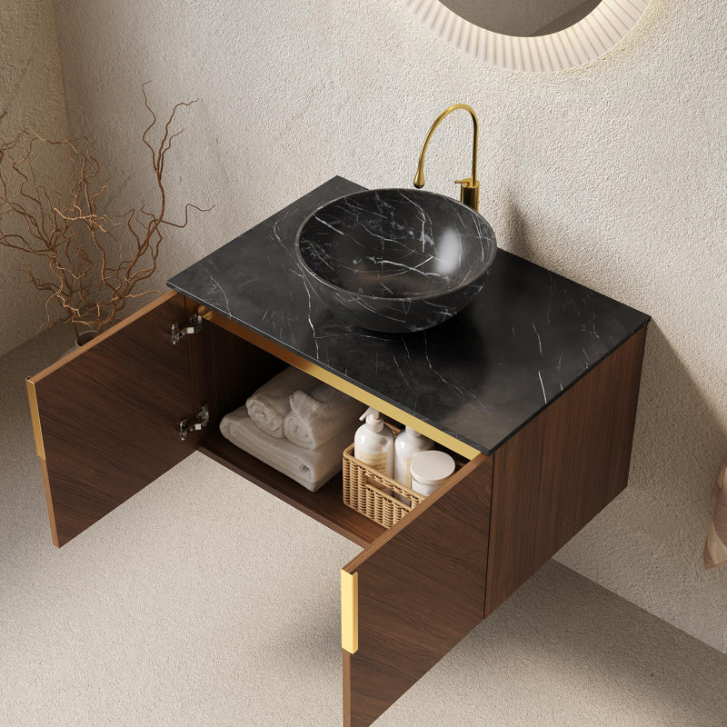 Meuble-lavabo de 30 po avec lavabo en céramique
