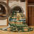 Machine Washable French Green Area Rug-1595155334
