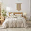 Ensemble de housse de couette 100% coton lavé Doneus-113301290-113301287