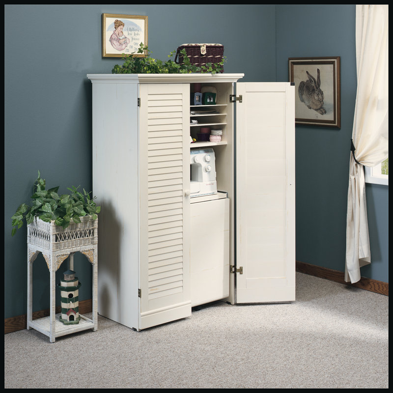 Deniece 35.12'' Wide 6 - Shelf Storage Cabinet